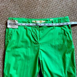 J Crew City Fit size 6 🍀Green Pants